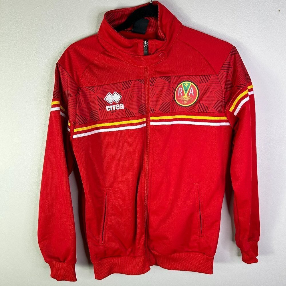 errea Men's Red RA Sport Zipper Jacket Size M